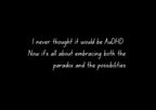 Confirmed: It's AuDHD (Paradox) | Acrylic Print | Late Diagnosis