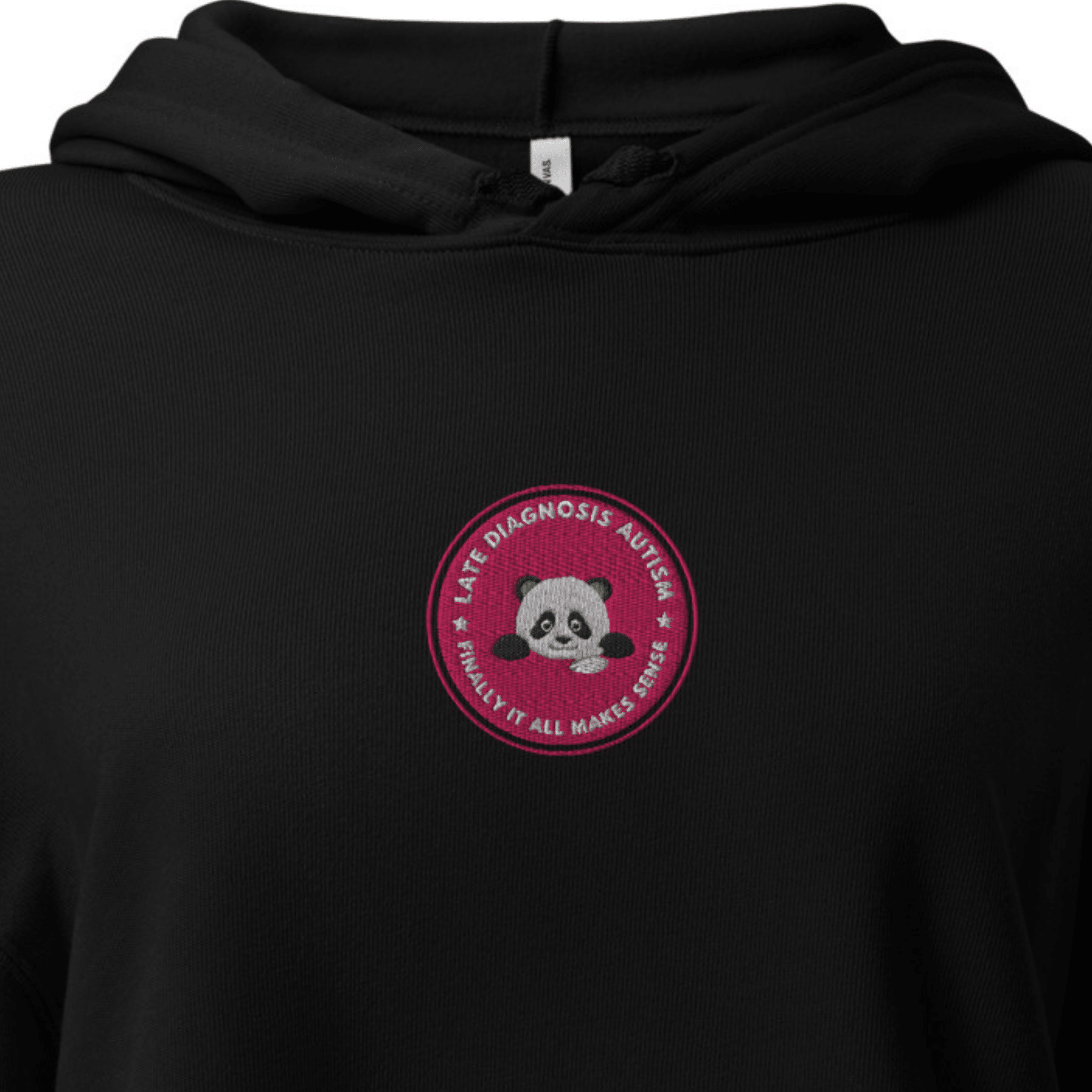 Finally ...Autism | Soft Cropped Hoodie | Late Diagnosis 17_40e0d800-c04c-41c3-910a-6a13b665ccc6 Hoodie