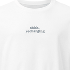 Shhh. Recharging | Unisex organic mid-light t-shirt | Sass and Spoons 20_2293d1ba-c794-418c-940c-ea769911ce2a T-Shirt