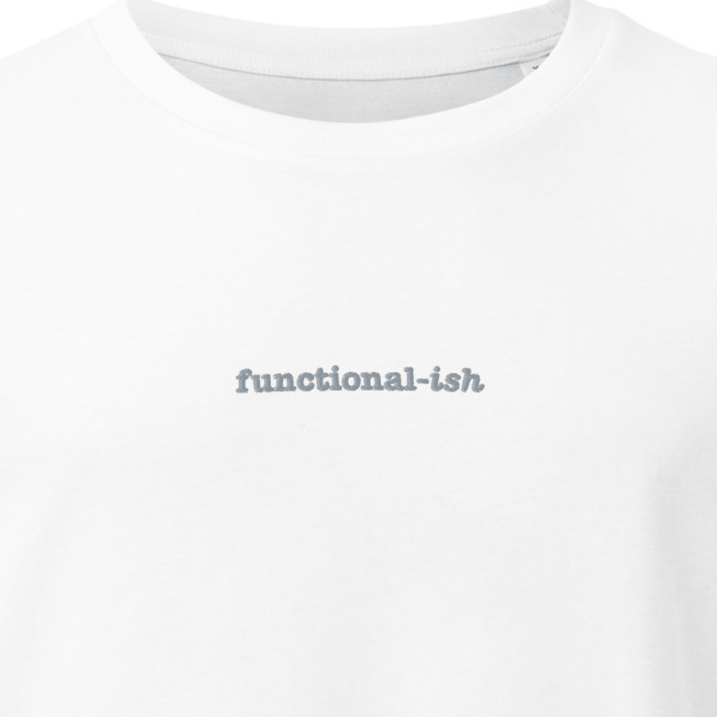 Functional-ish | Unisex organic mid-light t-shirt | Sass and Spoons 22_a6557360-d60e-4def-a6d2-7a0850926154 T-Shirt