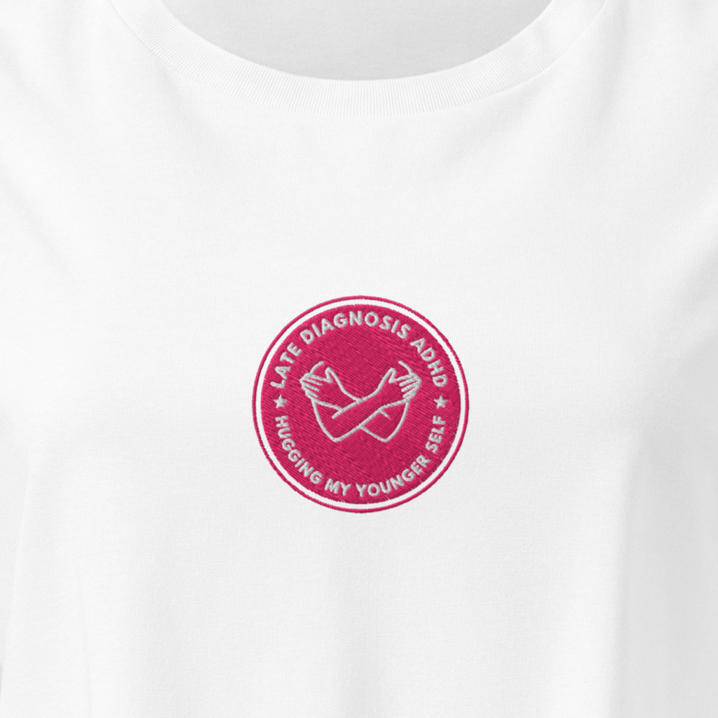 Hugging ...ADHD | Women’s crop top | Late Diagnosis 26_85c30d9e-cdb8-4929-ac33-f207518936ab Crop Top