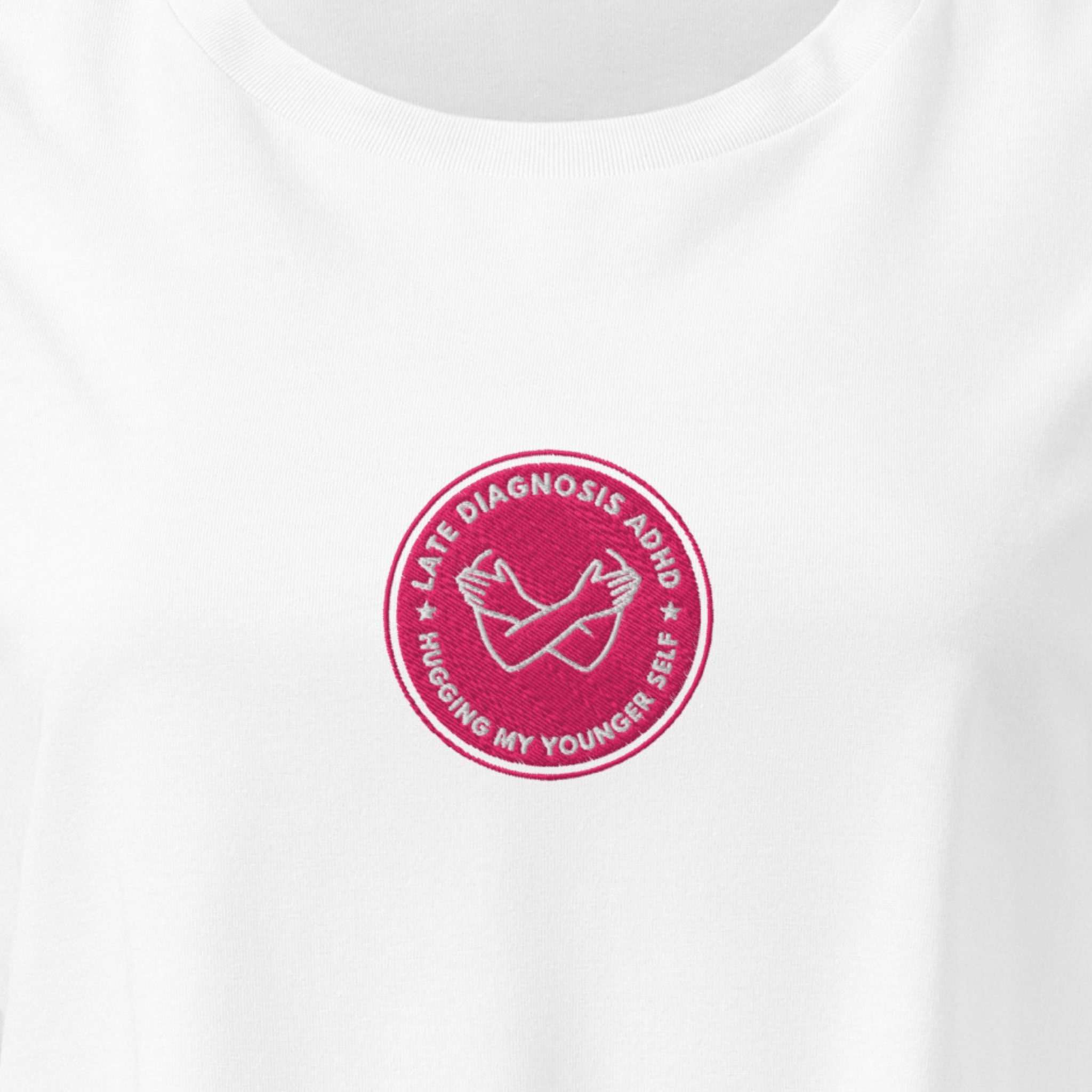 Hugging ...ADHD | Women’s crop top | Late Diagnosis 26_85c30d9e-cdb8-4929-ac33-f207518936ab Crop Top