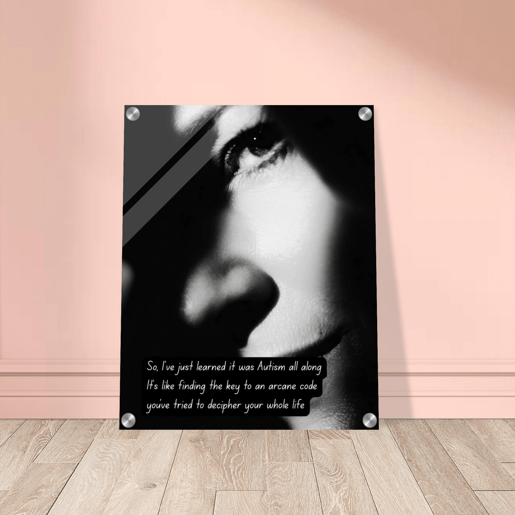 Confirmed: It's Autism (Arcane Code) | Acrylic Print | Late Diagnosis 29129822-1d1c-4540-b84f-75f26ed952a1 Acrylic Print