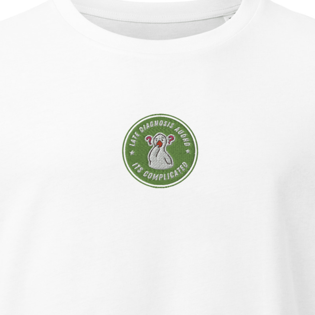 It's Complicated (AuDHD) | Unisex Organic Mid-Light Tee | Late Diagnosis 2_6466a0d5-8aed-4ed7-8bb3-2bf51bb07a42 T-Shirt