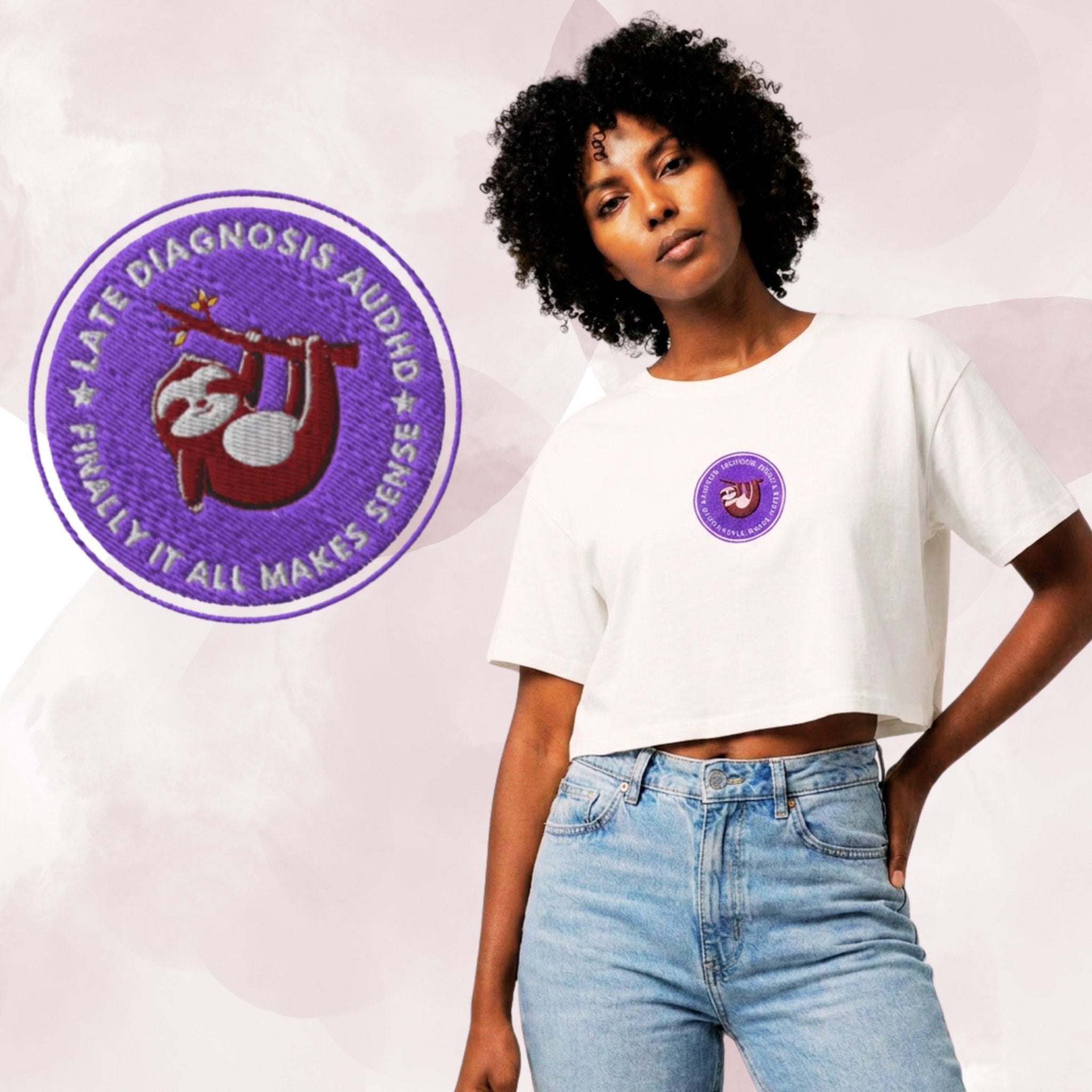 Finally ... AuDHD | Women’s Crop Top | Late Diagnosis 2_907a2f8e-d84d-4209-938d-15896c38fea4 Crop Top