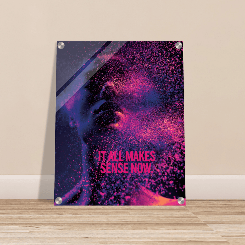 It All Makes Sense Now (Violet) | Acrylic Print | Late Diagnosis 49212326-ba56-47fd-b33c-65958a3420a9 Acrylic Print