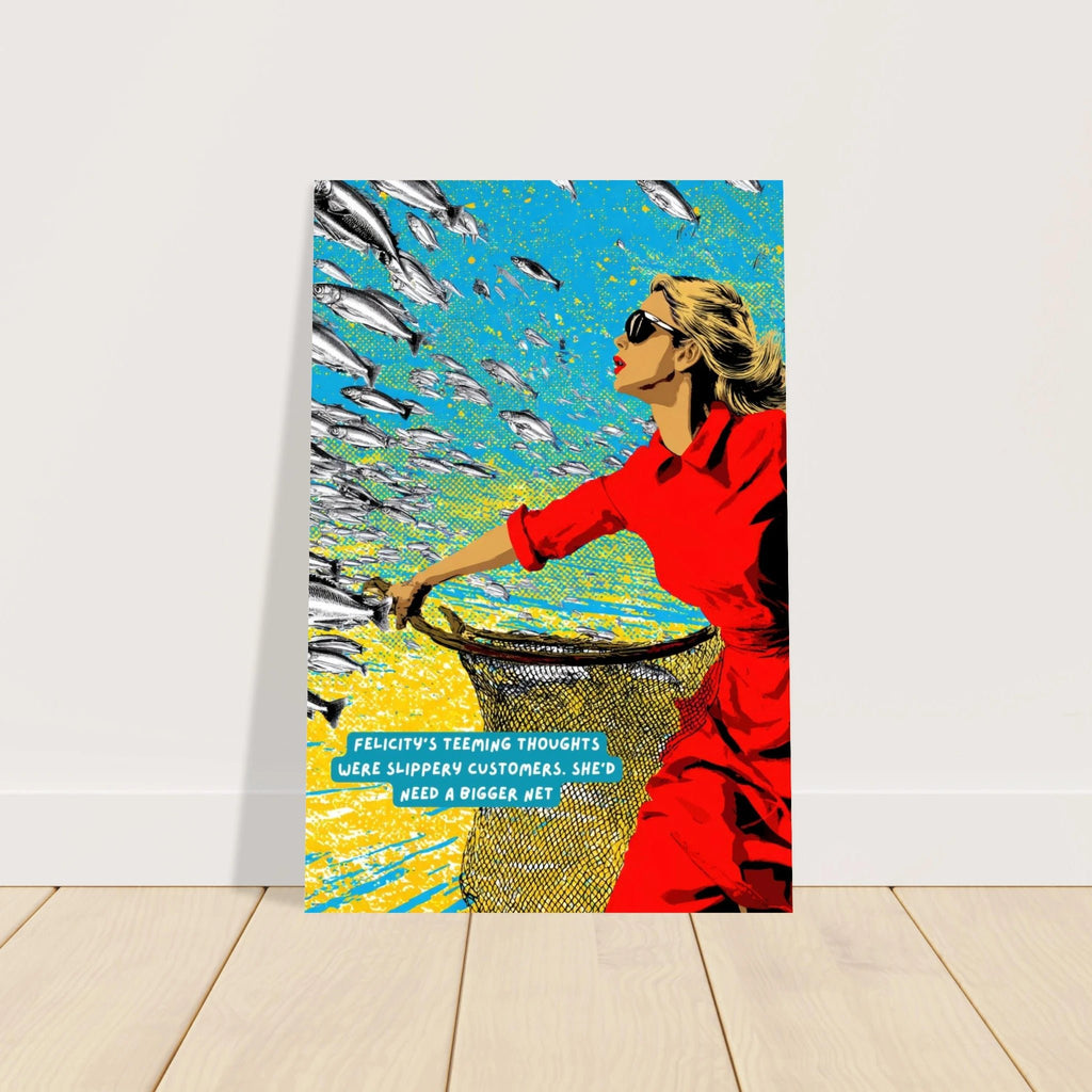 Felecity's Slippery Thoughts | Matte Paper Poster | Sass & Spoons 68f1cba1-5596-4d8b-94c9-75b5e1869e19 Print Material