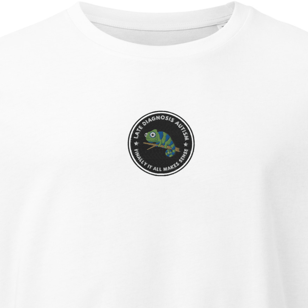 Finally ... (Autism) | Unisex Organic Mid-Light T-Shirt | Late Diagnosis 7_03bb8c23-79b9-4bba-aca8-741d0ee07d5e T-Shirt