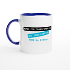 Transformation not Time-Keeping (ADHD) | Colorful Ceramic Mug | Zero Apologies 86fe0f9a-99b9-4f0e-85f9-842d605a28d3 Kitchen & Dining > Drinkware > Mugs