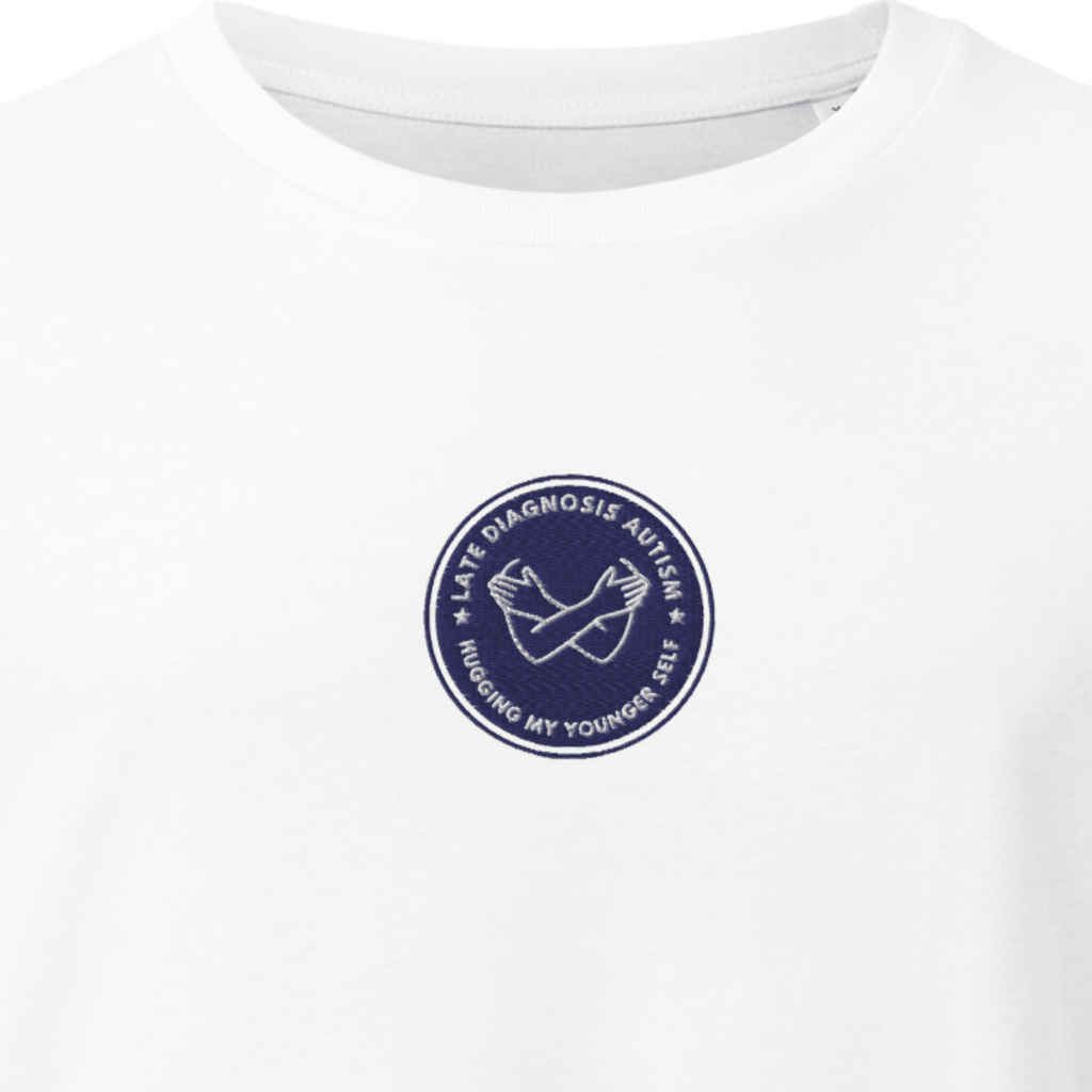 Hugging ... (Autism) | Unisex Organic Mid-Light T-Shirt | Late Diagnosis 9_15166d10-b589-404e-8e9e-d8de943442e9 T-Shirt