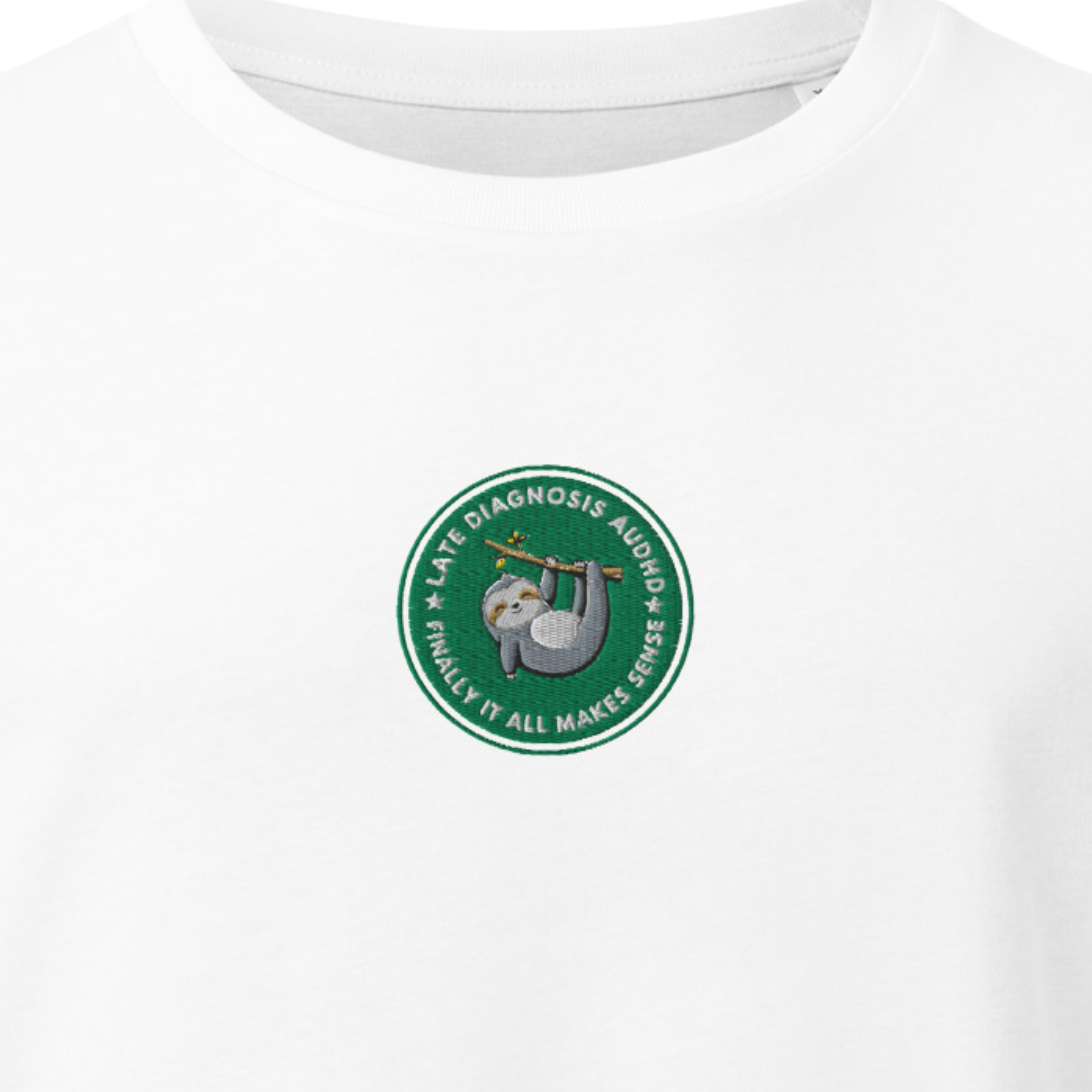 Finally ... (AuDHD) |Unisex Organic Mid-Lght Tee | Late Diagnosis