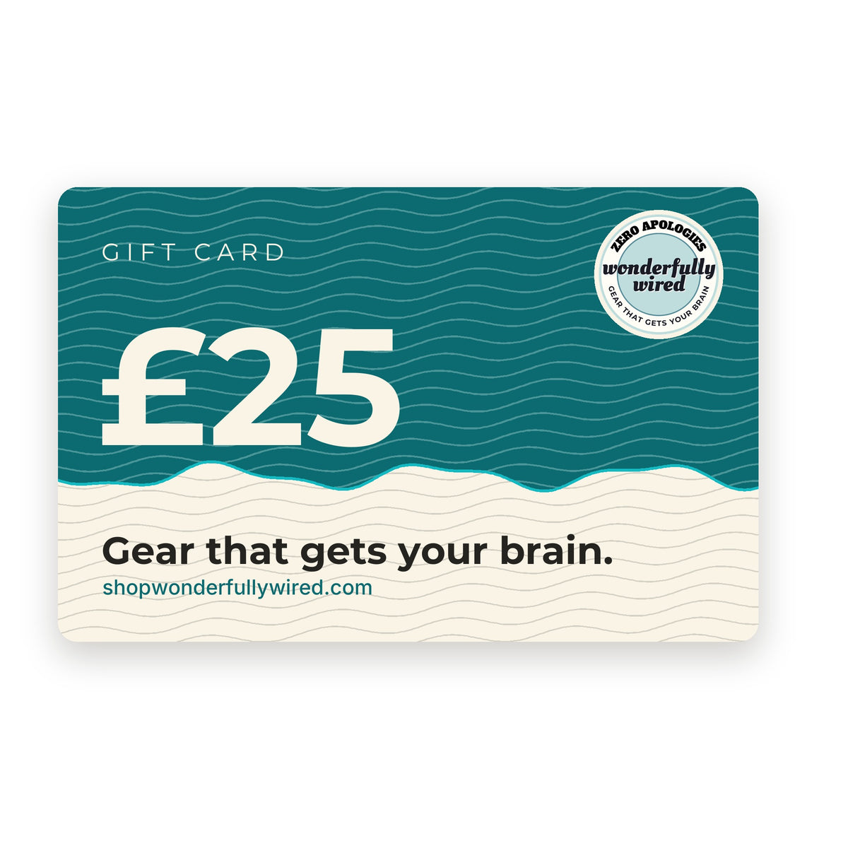 Gift Card | For gear that gets your brain | Wonderfully Wired Gifts