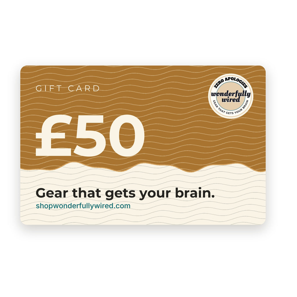 Gift Card | For gear that gets your brain | Wonderfully Wired Gifts