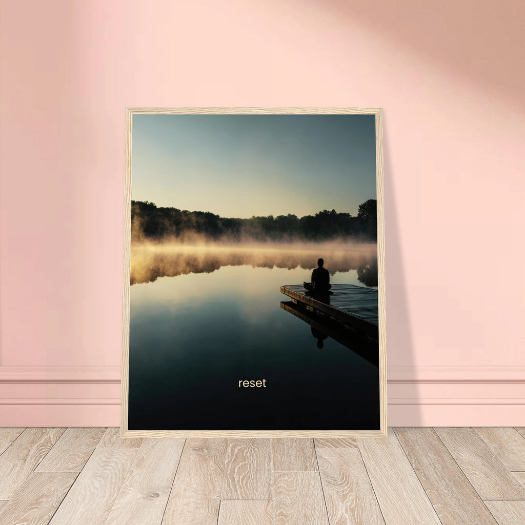 Reset | Semi-Glossy Poster Framed | Decompression Chamber
