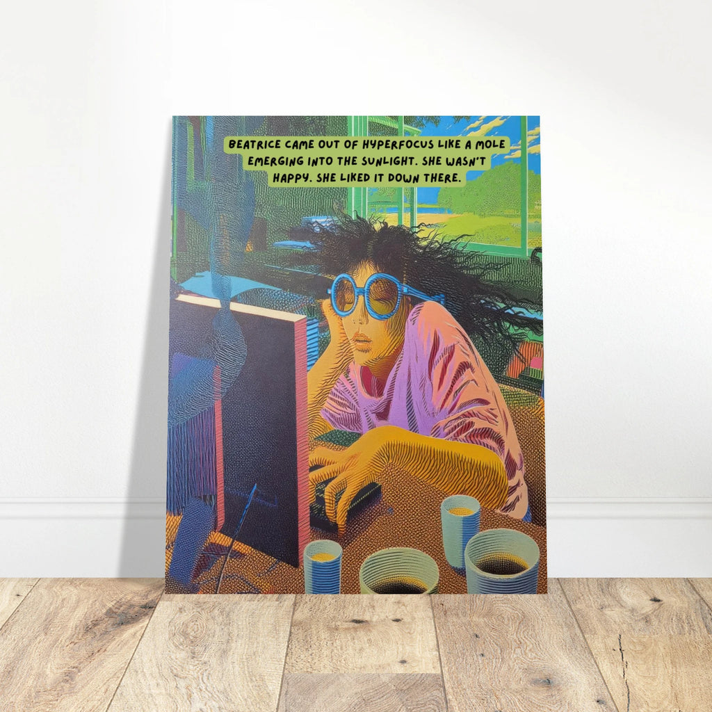 Beatrice Wasn't Happy | Matte Paper Poster | Sass & Spoons afd4db2b-73cf-438d-a734-a3006d3dca05 Print Material