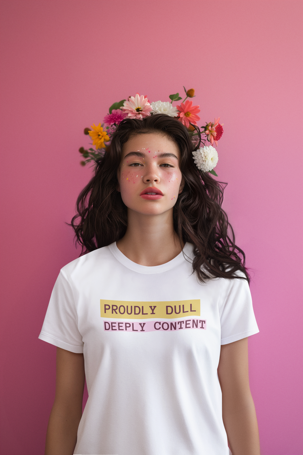 Proudly Dull Deeply Content | T-Shirt | The Neurospicy Store