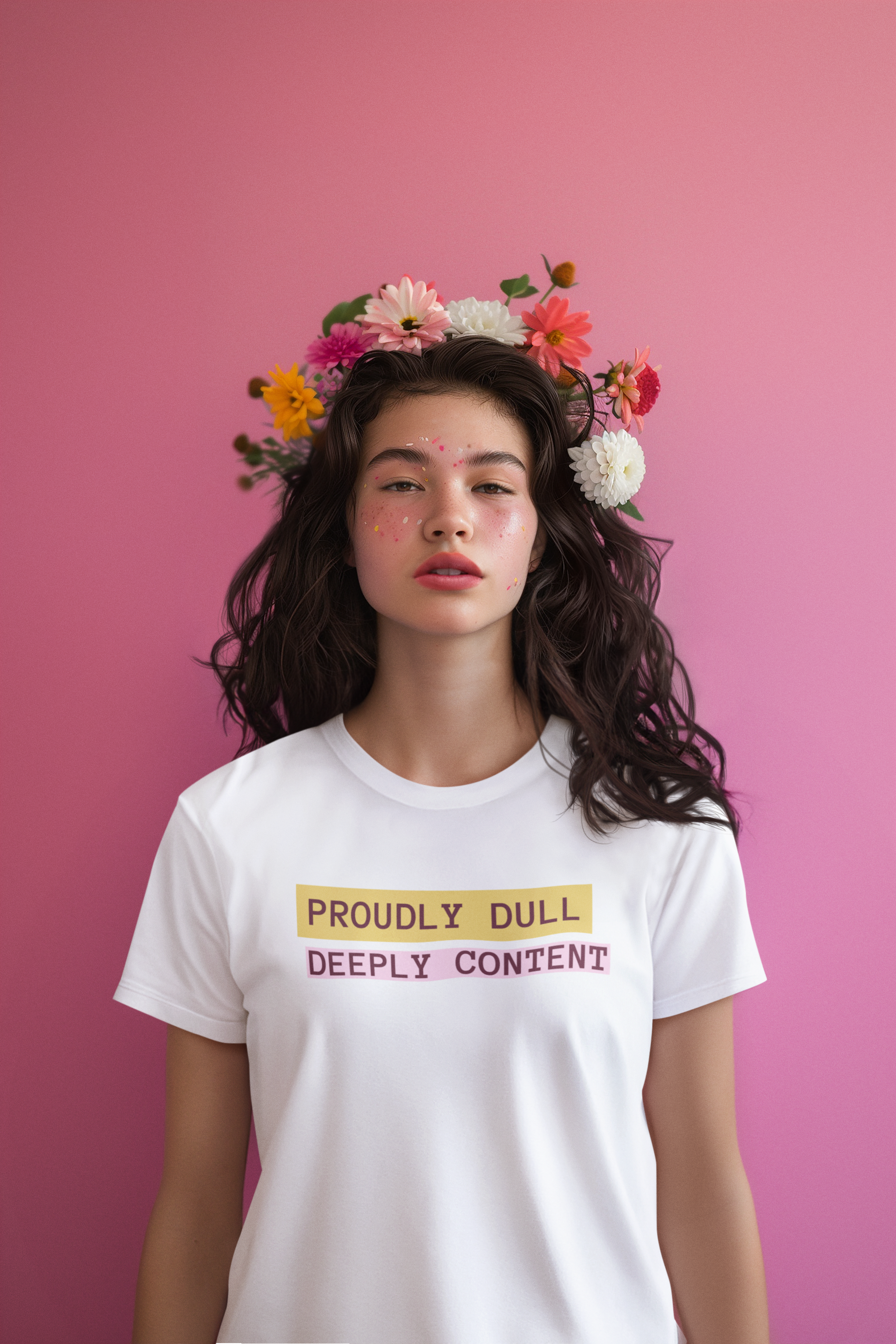 Proudly Dull Deeply Content | T-Shirt | The Neurospicy Store