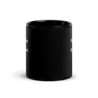 Powered by ADHD (& Prosecco) | Black Glossy Mug | The Neurospicy Store