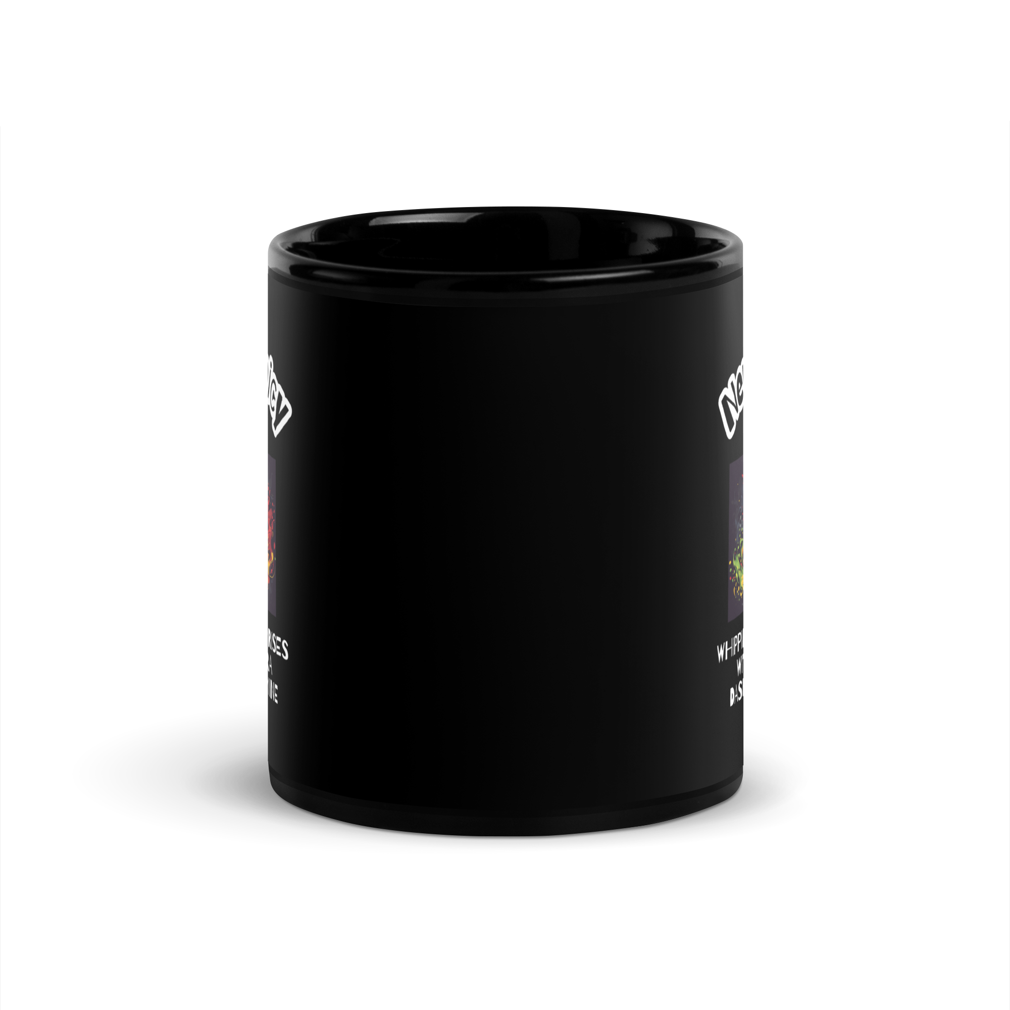 Neurospicy Chef Whipping Up Surprises With An Extra Dash Of Dopamine | Black Glossy Mug | The Neurospicy Store