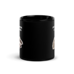My Spirit Animal is A hedgehog | Black Glossy Mug | The Neurospicy Store