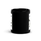At Least Its Quiet Up Here | Black Glossy Mug | The Neurospicy Store