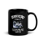 Neurospicy Astronaut | Black Glossy Mug | Dopamine Gift black-glossy-mug-black-11-oz-handle-on-right-67d9f27cbc619 Kitchen & Dining > Drinkware > Mugs