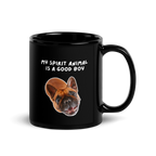 My Spirit Animal Is A Good Boy | Black Glossy Mug | The Neurospicy Store