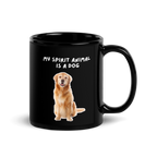 My Spirit Animal Is A Dog | Black Glossy Mug | The Neurospicy Store