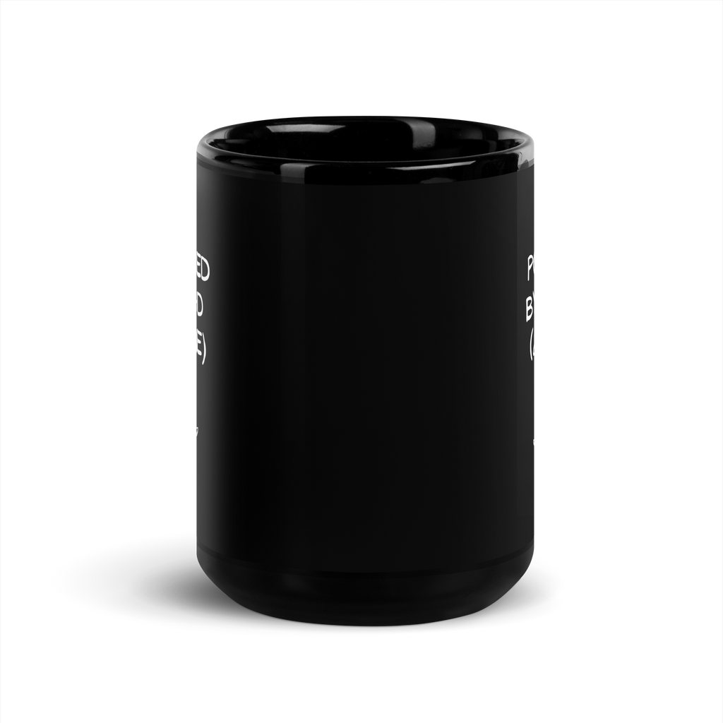 Powered by ADHD (& Wine) | Black Glossy Mug | The Neurospicy Store