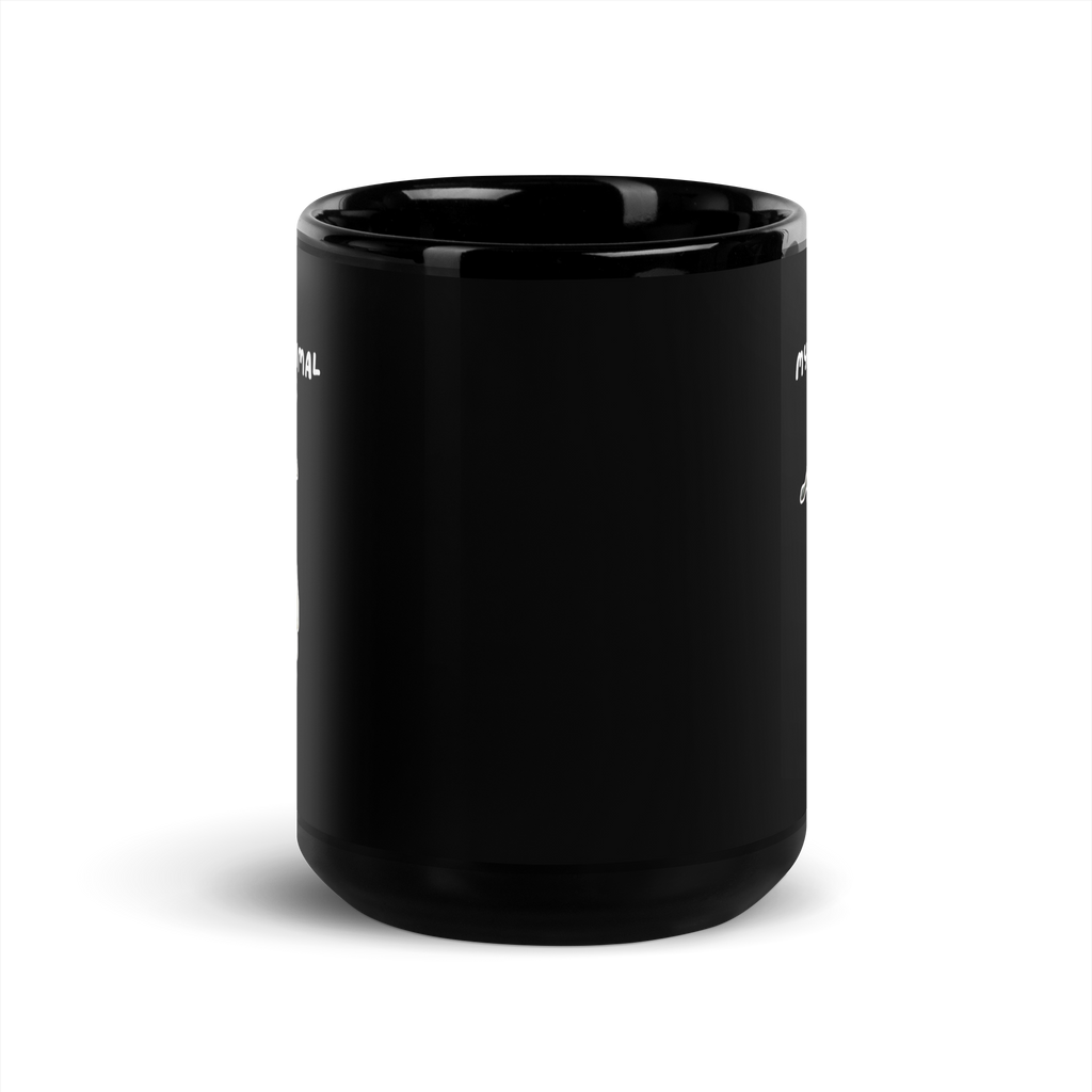 My Spirit Animal Is A Pug | Black Glossy Mug | The Neurospicy Store