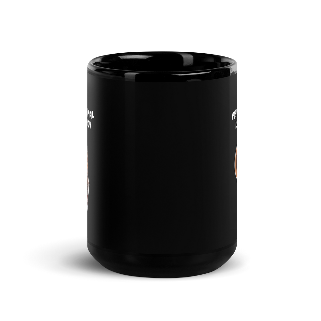 My Spirit Animal Is A Good Boy | Black Glossy Mug | The Neurospicy Store