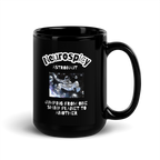 Neurospicy Astronaut | Black Glossy Mug | Dopamine Gift black-glossy-mug-black-15-oz-handle-on-right-67d9f27cbcd1e Kitchen & Dining > Drinkware > Mugs
