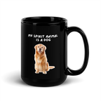 My Spirit Animal Is A Dog | Black Glossy Mug | The Neurospicy Store