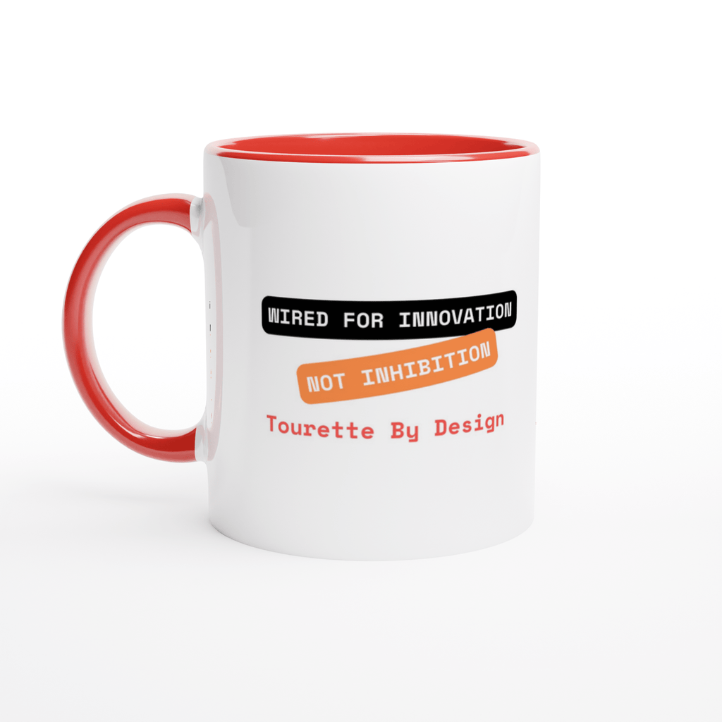 Innovation not Inhibition (Tourette) | Colorful Ceramic Mug | Zero Apologies d0413812-fedd-4348-9241-202e9163b881 Kitchen & Dining > Drinkware > Mugs