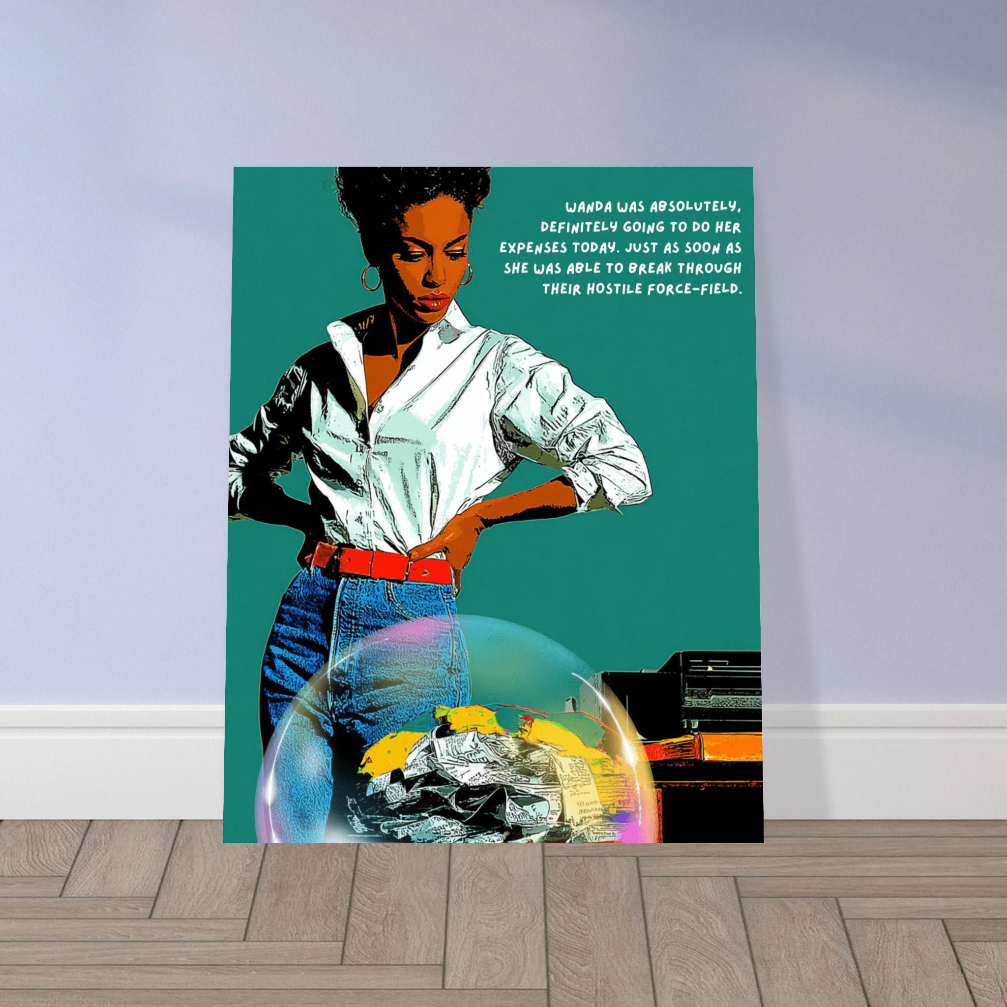Wanda Was Going To Do Her Expenses Today | Matte Paper Poster | Sass & Spoons f37414e9-8c1b-450d-9c71-9e3e1a5af620 Print Material