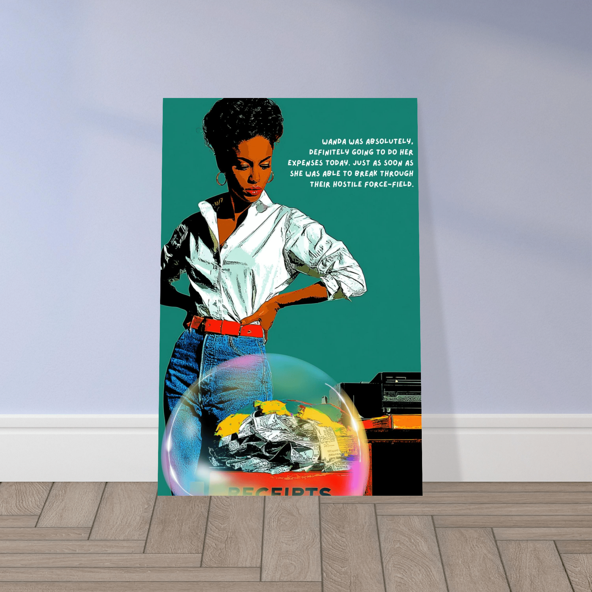 Wanda Was Going To Do Her Expenses Today | Matte Paper Poster | Sass & Spoons f81df40e-d920-4960-9cd9-e7944459ec80 Print Material