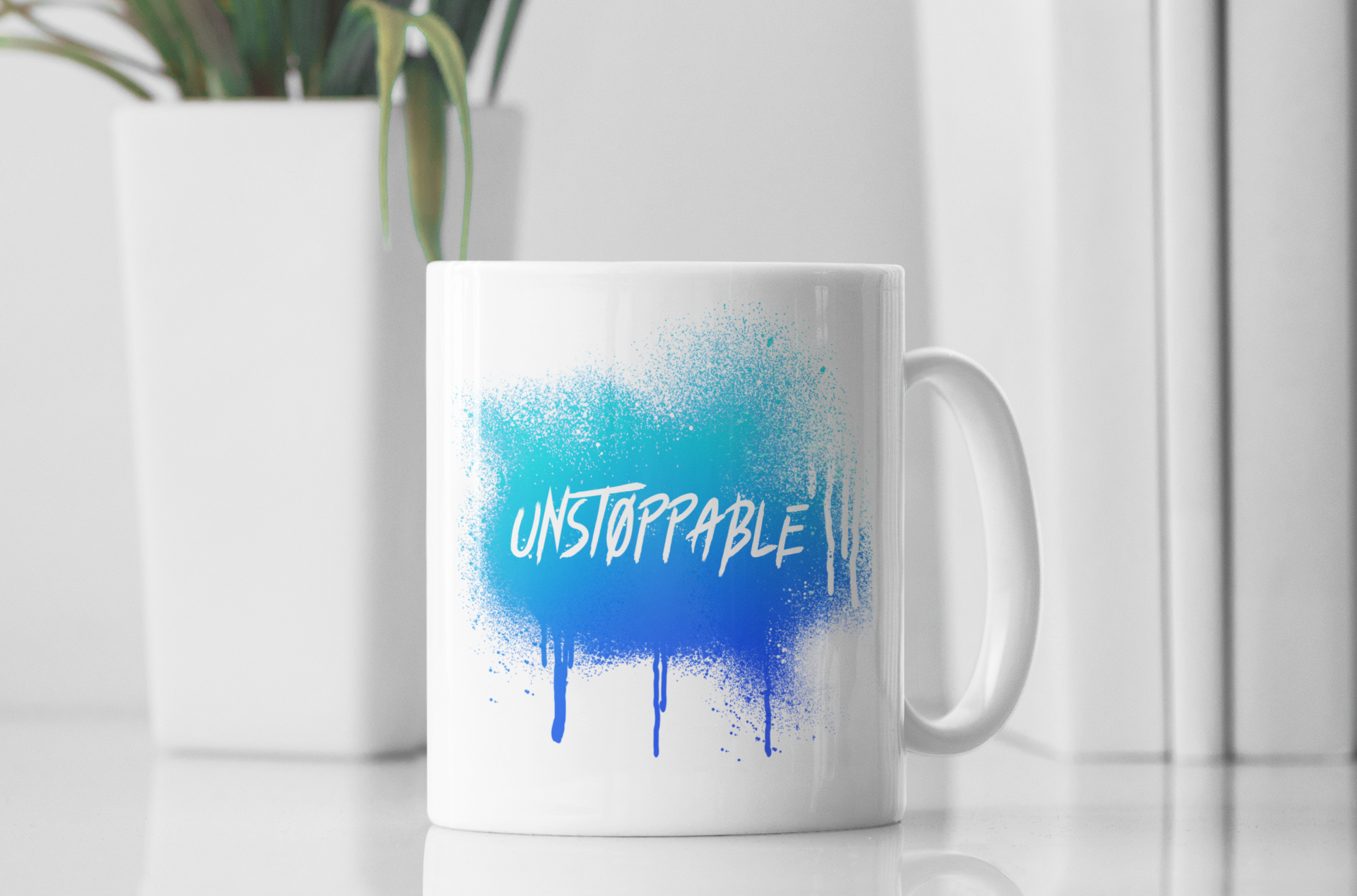 Unstoppable | White Glossy Mug | The Neurospicy Store