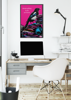 Doom Piling Is Art | Semi-Glossy Poster Framed | Sass & Spoons