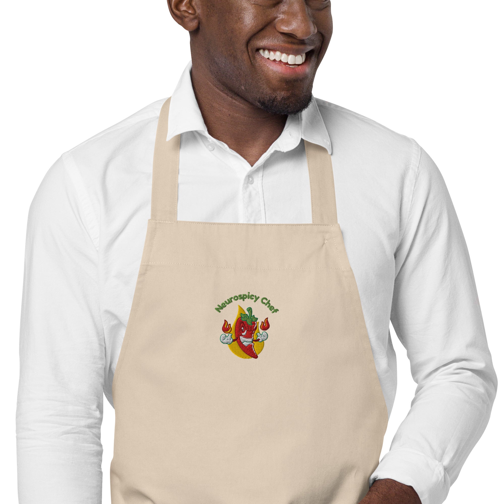 Neurospicy Chef | Embroidered Apron | The Neurospicy Store Rope