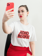 ADHD Rocks | T-Shirt | The Neurospicy Store t-shirt-mockup-of-a-woman-taking-a-selfie-with-her-valentine-s-day-outfit-m21003_e4ee9173-7813-41c4-9a56-5387a25b5749