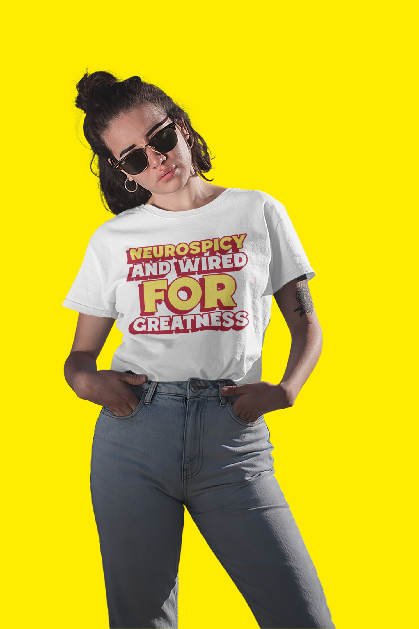 Neurospicy and Wired For Greatness | T-Shirt | The Neurospicy Store