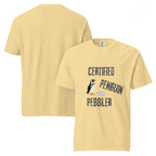 Certified Penguin Pebbler | Unisex Garment-Dyed Heavyweight Tee | Sass & Spoons unisex-garment-dyed-heavyweight-t-shirt-butter-front-and-back-69fa0da57996c T-Shirt