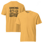 Dancing to a Different Rhythm | Unisex Garment-Dyed Heavyweight T-Shirt | Zero Apologies unisex-garment-dyed-heavyweight-t-shirt-mustard-front-and-back-6a675d8c93f66 T-Shirt