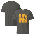 Raw Energy Turbine | Unisex Garment-Dyed Heavyweight T-Shirt | Zero Apologies unisex-garment-dyed-heavyweight-t-shirt-pepper-front-and-back-6a677784976c0 T-Shirt