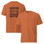 Dancing to a Different Rhythm | Unisex Garment-Dyed Heavyweight T-Shirt | Zero Apologies unisex-garment-dyed-heavyweight-t-shirt-yam-front-and-back-6a675d8c9407c T-Shirt