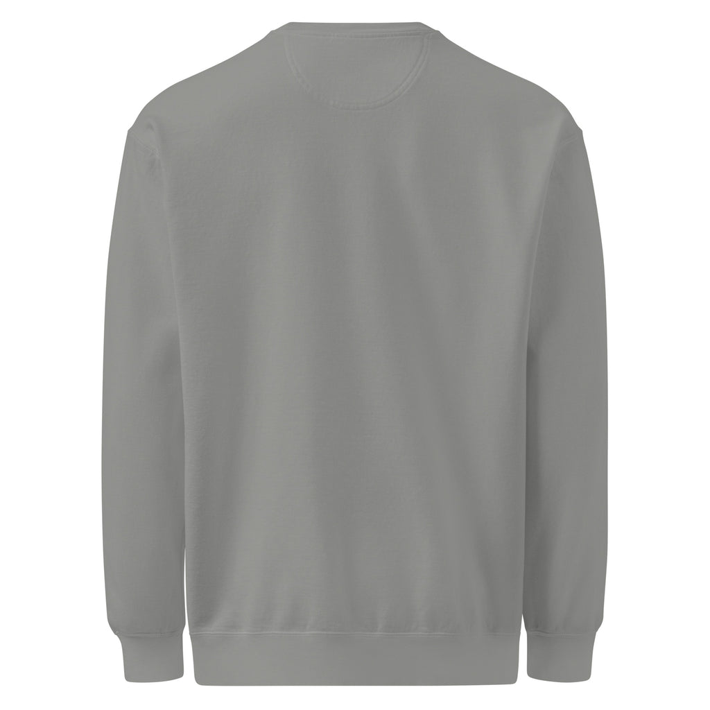 Christmas Countdown: Brace Position sweatshirt in Grey, back view (plain)