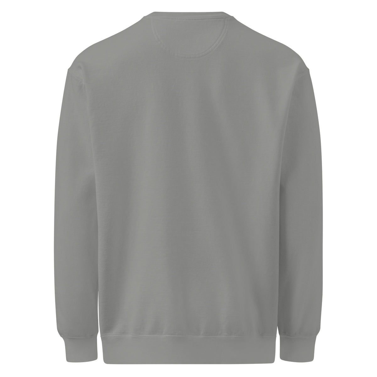 Christmas Countdown: Brace Position sweatshirt in Grey, back view (plain)