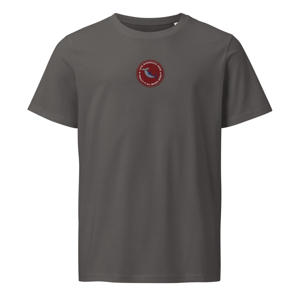 Finally ... (ADHD) | Unisex Organic Mid-Light Tee | Late Diagnosis unisex-organic-mid-light-crafter-t-shirt-anthracite-front-69fa2a2c20cd2 T-Shirt