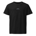 Time Is a Shape-Shifter | Unisex Organic Mid-Light T-Shirt | Sass & Spoons unisex-organic-mid-light-crafter-t-shirt-black-front-69fa261ebb525 T-Shirt