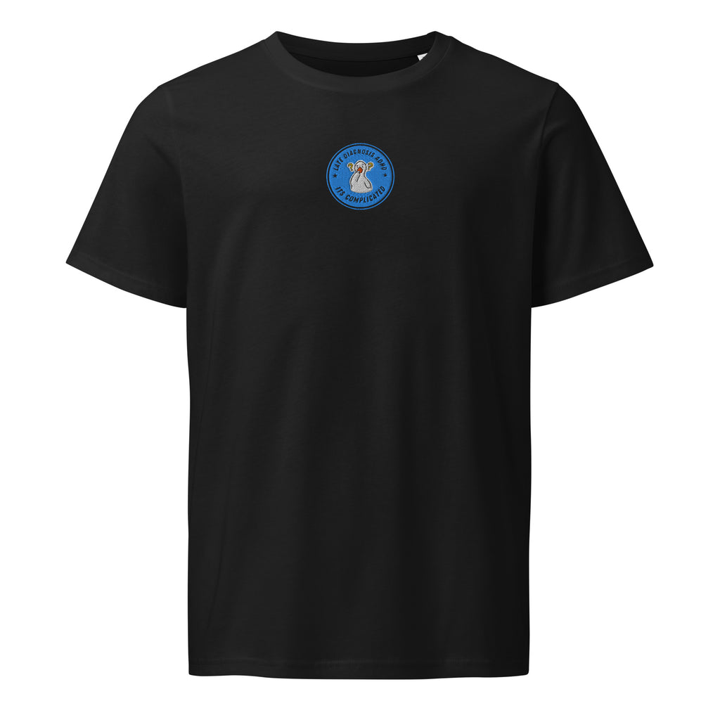 It's Complicated (ADHD) | Unisex Organic Mid-Light Tee | Late Diagnosis unisex-organic-mid-light-crafter-t-shirt-black-front-69fa2ab982b43 T-Shirt